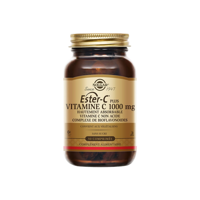 Solgar Ester-C Plus Vitamine C 1000mg 30 comprimés Solgar Ester-C Plus Vitamine C 1000mg 30 comprimés