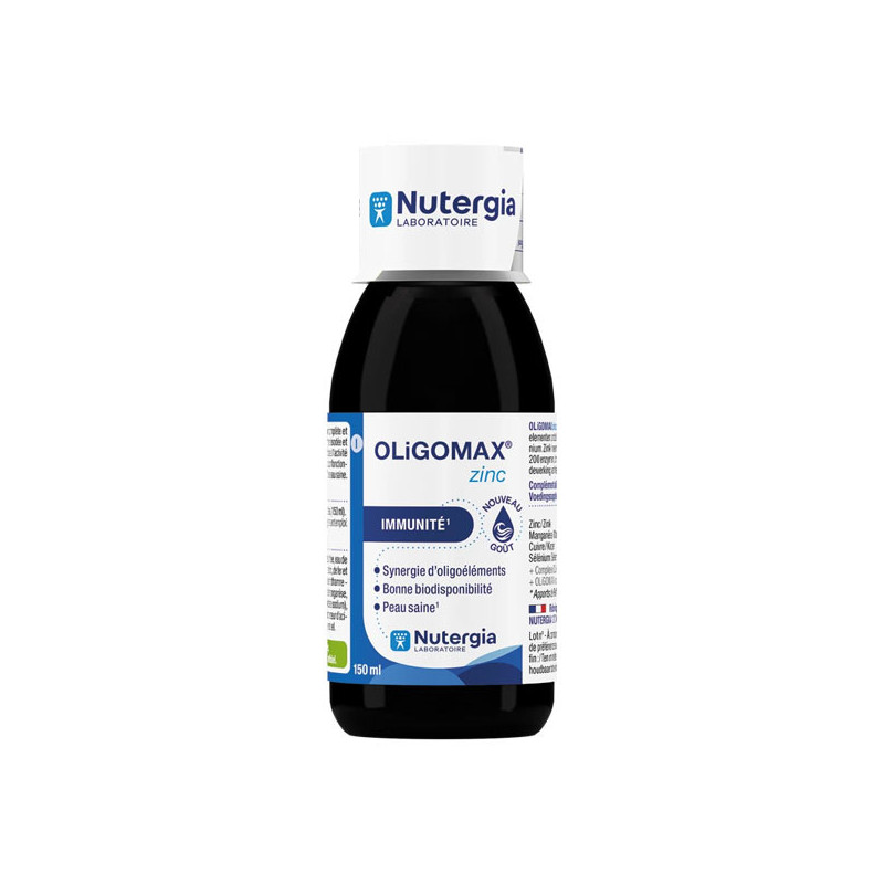 Nutergia Oligomax Zinc immunité 150ml Nutergia Oligomax Zinc immunité 150ml