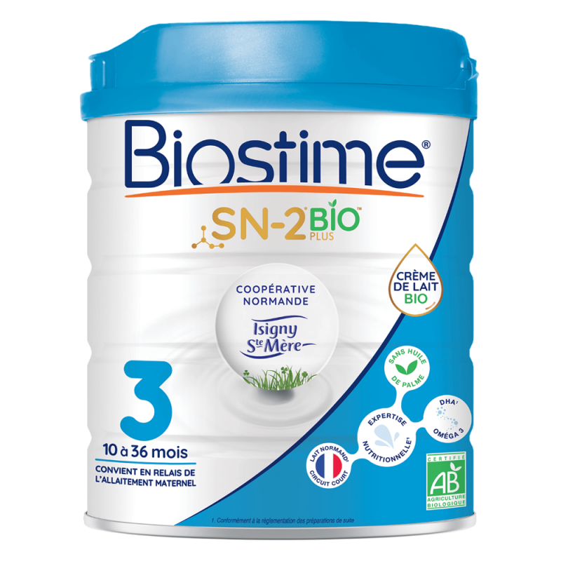 Biostime SN-2 Bio plus 3 Lait de croissance 10 - 36 mois 800gr