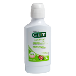 GUM Activital Bain de bouche sans alcool 300ml