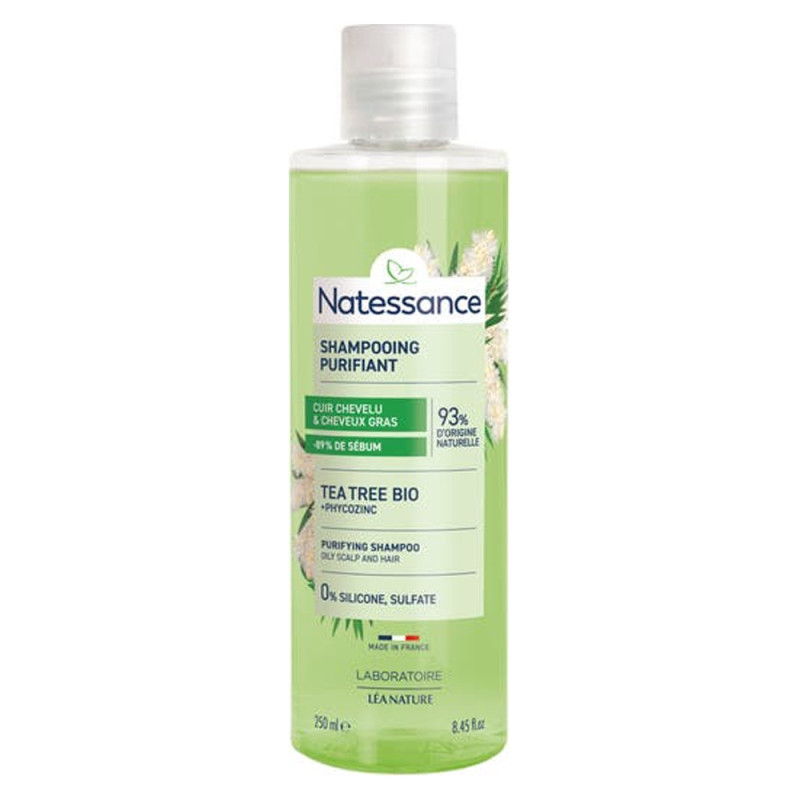 Natessance Shampooing purifiant Tea tree bio 250ml