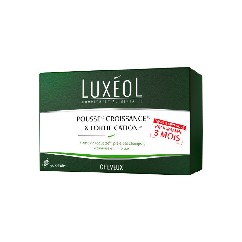 Luxéol Pousse Croissance & Fortification 90 gélules Luxéol Pousse Croissance & Fortification 90 gélules