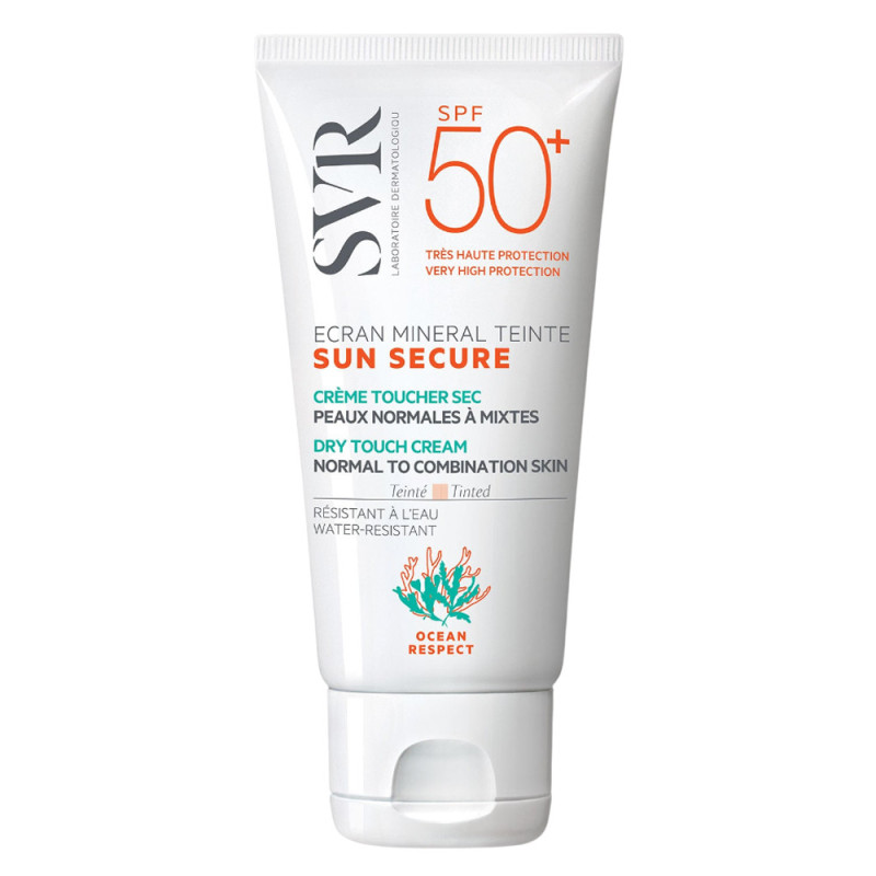 SVR Sun Secure Écran Minéral Teinté Peaux normales à mixtes SPF50+ 60gr