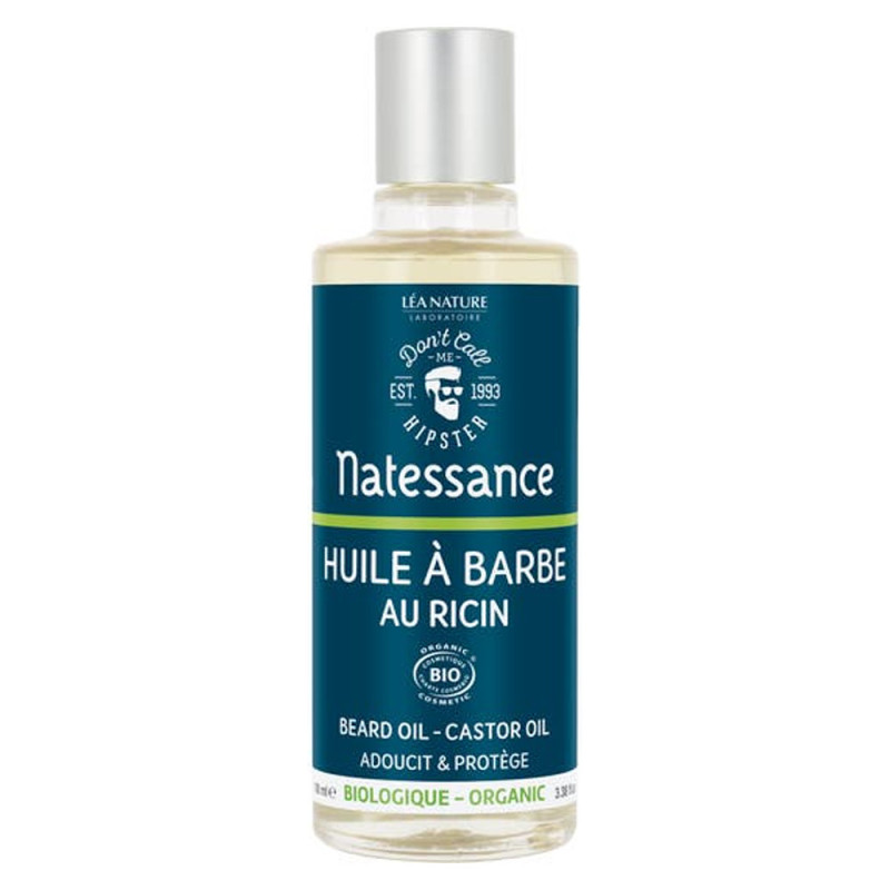 Natessance Huile à barbe Ricin bio 100ml