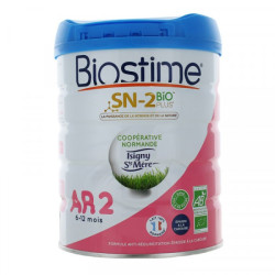 Biostime SN-2 Bio plus AR2 Lait de 6 - 12mois 800gr