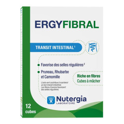 Nutergia Ergyfibral 12 cubes à mâcher