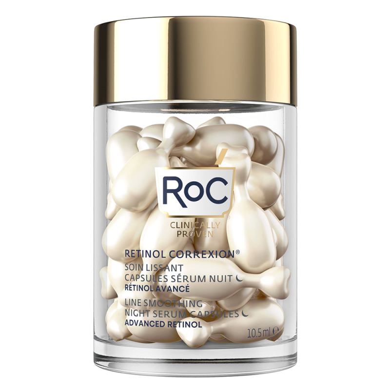 ROC Retinol Correxion soin lissant 30 capsules sérum nuit 10.5ml ROC Retinol Correxion soin lissant 30 capsules sérum nuit 10.5ml