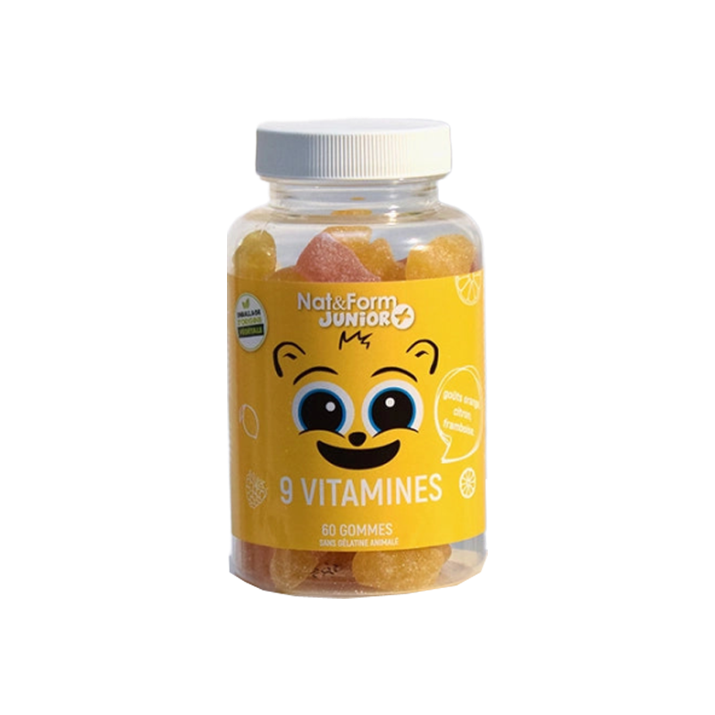 Nat&form Junior + 9 Vitamines 60 Gummies Nat&form Junior + 9 Vitamines 60 Gummies