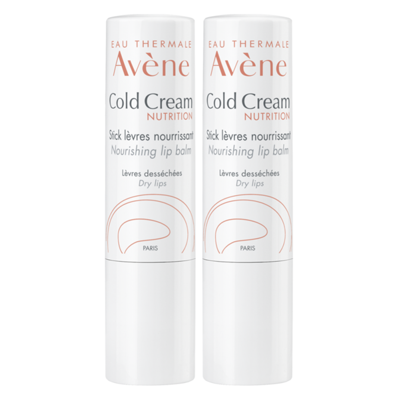 Avène Cold Cream Nutrition stick lèvres lot de 2x4gr