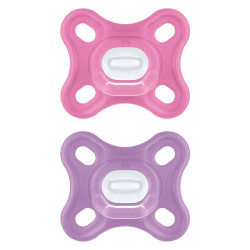 MAM Comfort +0 mois Rose lot de 2 sucettes