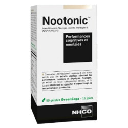 Nhco Nootonic Performances Cognitives et Mentales 50 gélules