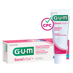 GUM SensiVital+ Dentifrice fluoré 75ml