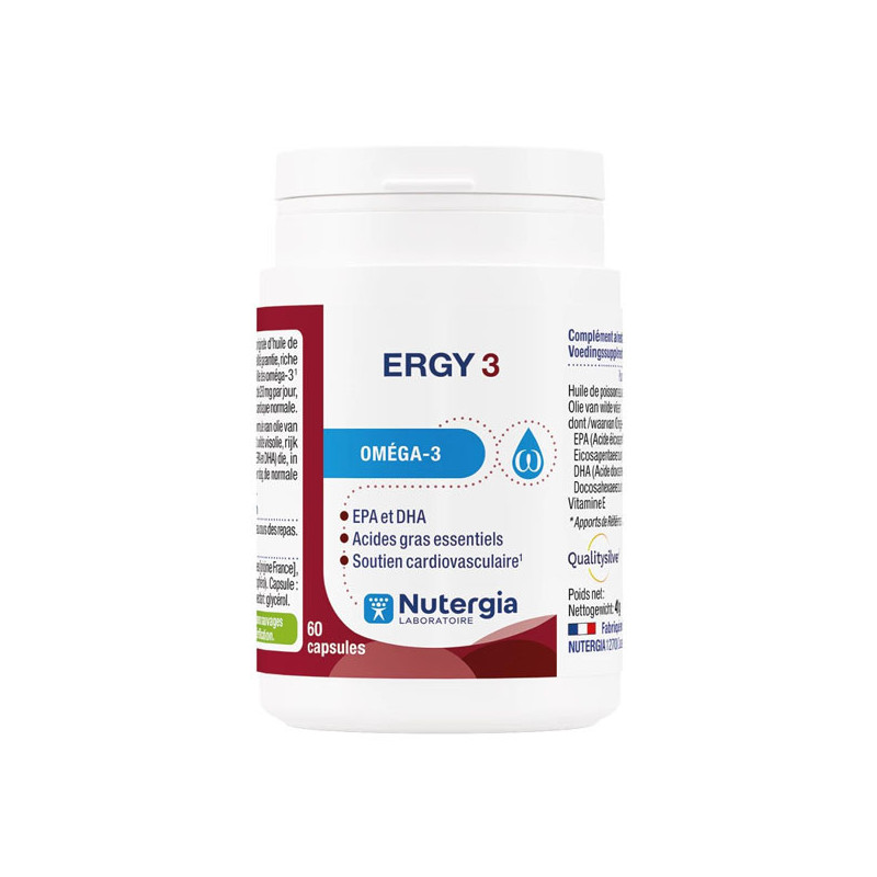 Nutergia Ergy 3 - 60 capsules