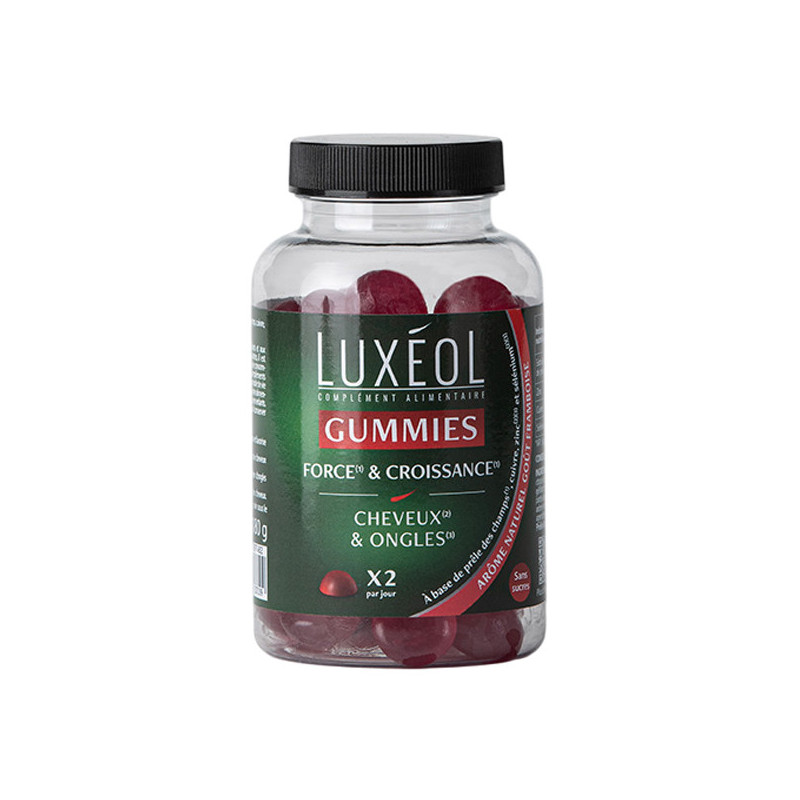 Luxéol force & Croissance cheveux et ongles 60 gummies Luxéol force & Croissance cheveux et ongles 60 gummies