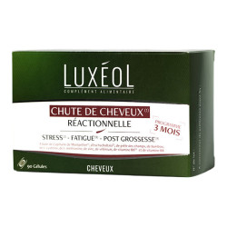 Luxéol Chute de cheveux réactionnelle 90 gélules