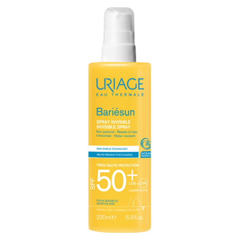 Uriage Barésun Spray invisible sans parfum SPF50+ 200ml