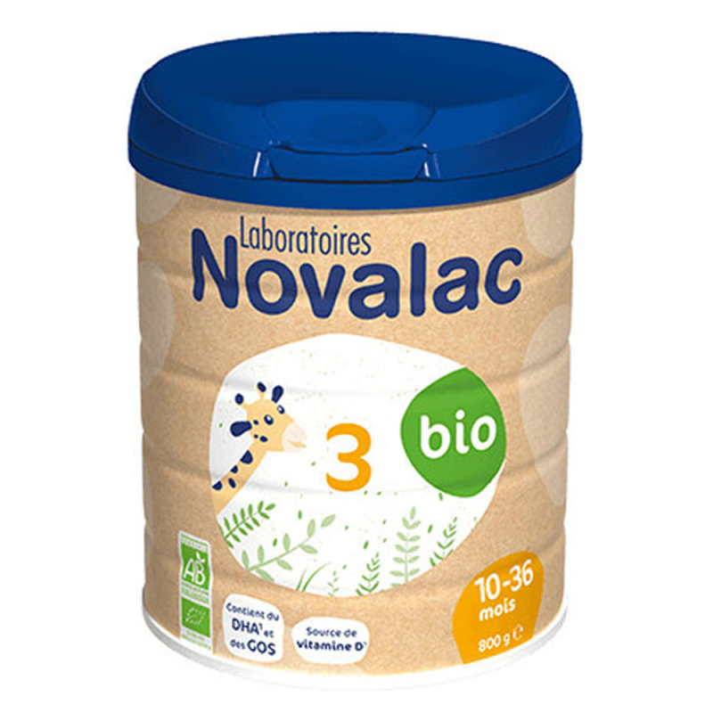 Novalac 3 Bio Lait 10-36 mois 800gr