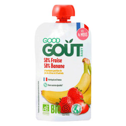 Good Goût Fraise Banane dès 4 mois bio 120gr