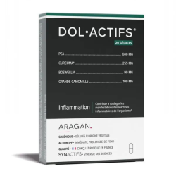 Aragan Synactifs DolActifs Inflammation 20 gélules