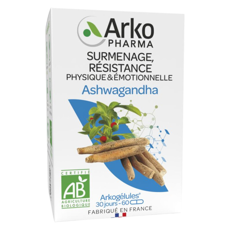 Arkopharma Arkogélules Ashwagandha bio 60 gélules