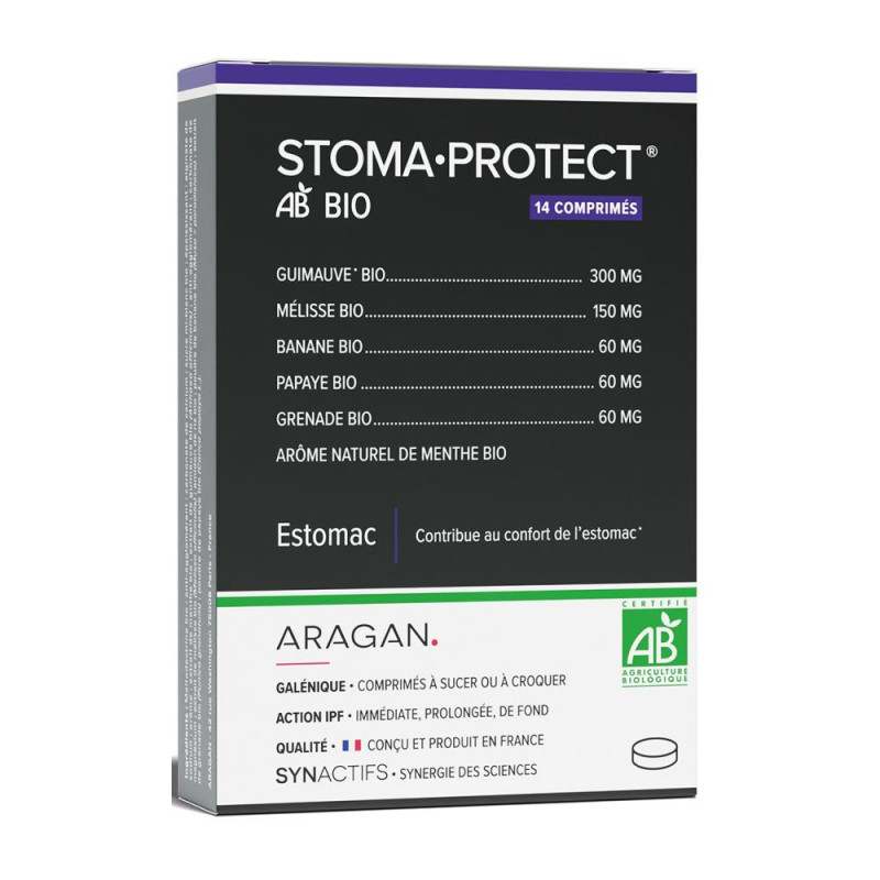 Aragan Synactifs Stoma Protect Estomac bio 14 comprimés Aragan Synactifs Stoma Protect Estomac bio 14 comprimés