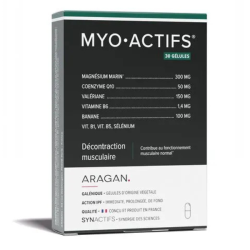 Aragan Synactifs MyoActifs Décontraction musculaire 30 gélules