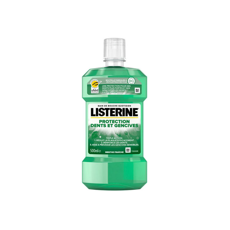 Listerine Traitement professionnel gencives Bain de douche 500ml Listerine Traitement professionnel gencives Bain de douche 500ml