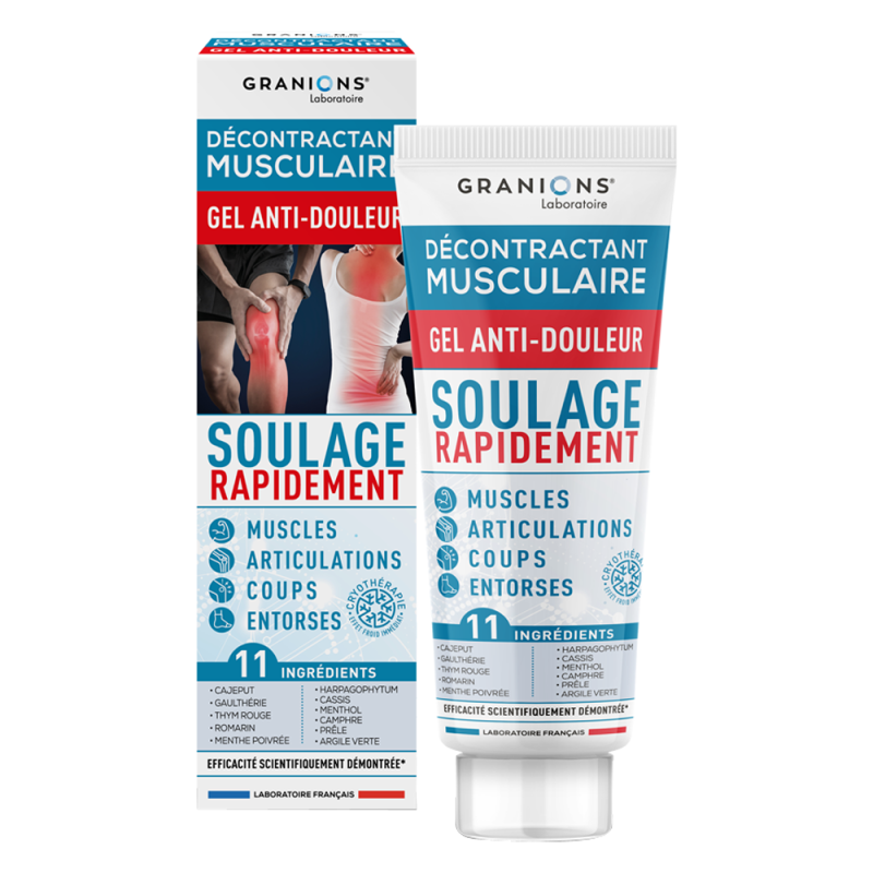 Granions Décontractant Musculaire Gel anti-douleur 100ml