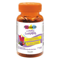 Pediakid Gommes Sommeil pilulier de 60 oursons