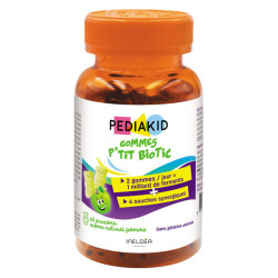 Pediakid Gommes P'tit Biotic 60 oursons