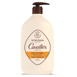 Cavaillès Gel bain douche lait et miel 1L