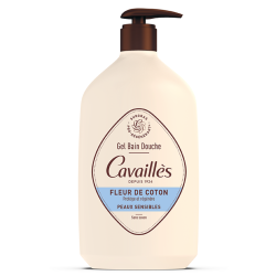 Cavaillès Gel bain douche fleur de coton 1L