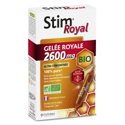 Nutreov Stim Royal Gelée royale 2600mg bio 20 ampoules