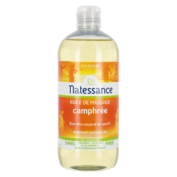 Natessance Huile de massage camphrée 500ml