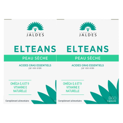 Jaldes Elteans peau sèche lot de 2 x 60 capsules