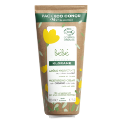 Klorane bébé crème hydratante au Calendula bio 200ml
