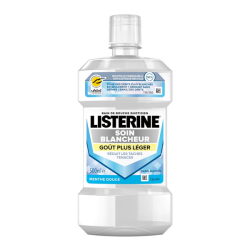 Listerine Soin Blancheur Bain de bouche menthe douce 500ml