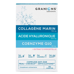 Granions Collagène Marin Acide hyaluronique Coenzyme Q10 - 60 comprimés