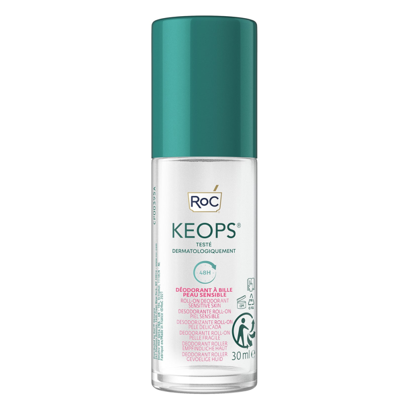 ROC Keops Déodorant peau sensible roll-on 30ml ROC Keops Déodorant peau sensible roll-on 30ml