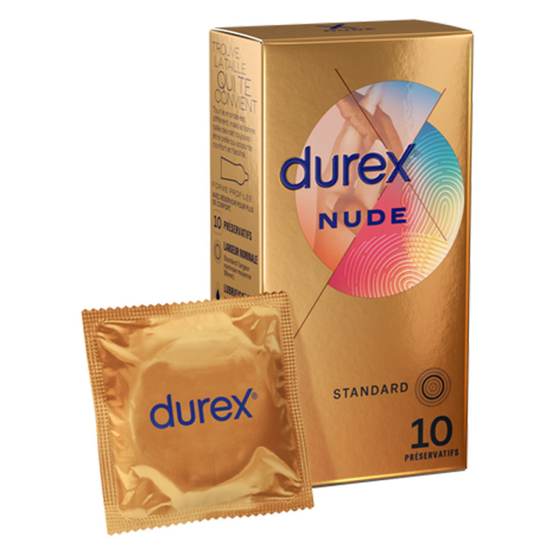 Durex Nude Ultra fin 10 préservatifs