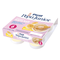 Picot Pepti-Junior Dessert sans lait dès 6 mois Banane lot de 4x100gr