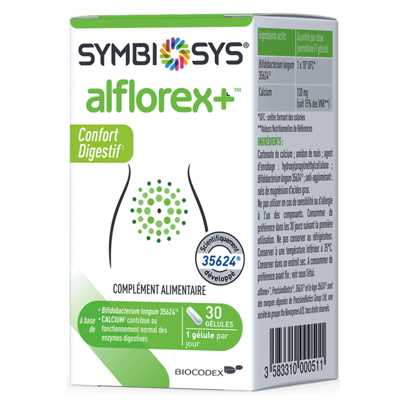 Biocodex Symbiosys Alforex+ Confort digestif 30 gélules Biocodex Symbiosys Alforex+ Confort digestif 30 gélules
