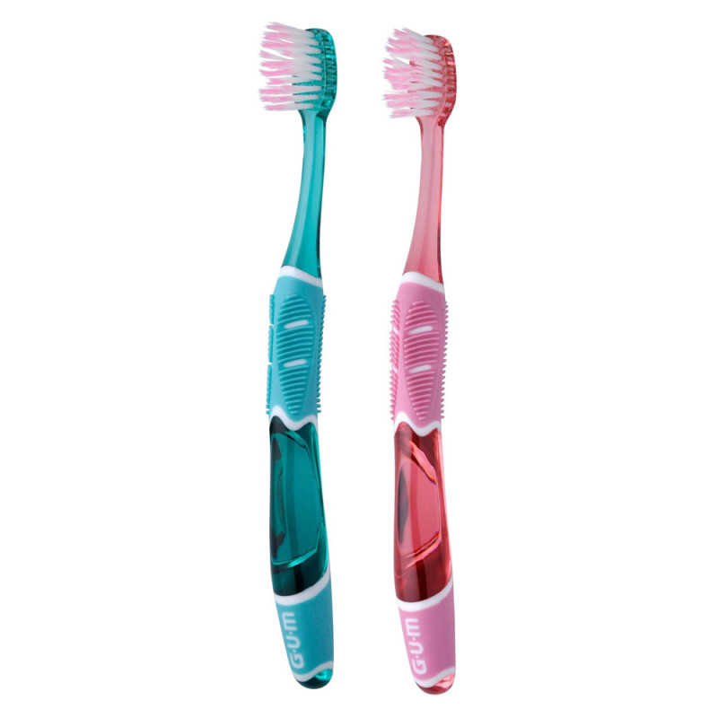 GUM Pro Sensitive 510 Brosse à dents manuelle duo