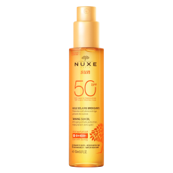 Nuxe Sun Huile solaire bronzante visage et corps SPF50 - 150ml