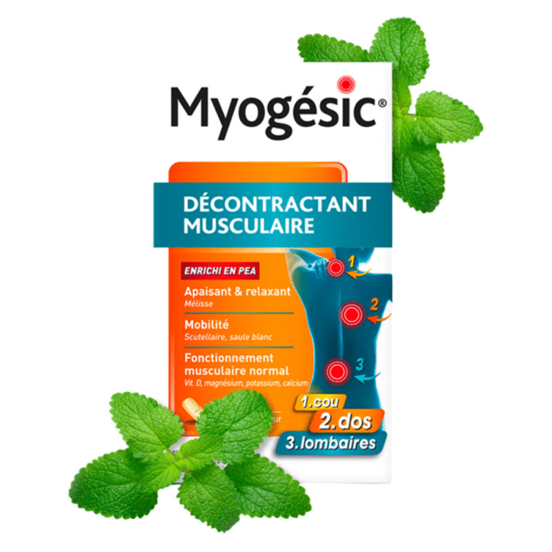 Nutreov Myogésic Décontractant musculaire 30 comprimés Nutreov Myogésic Décontractant musculaire 30 comprimés