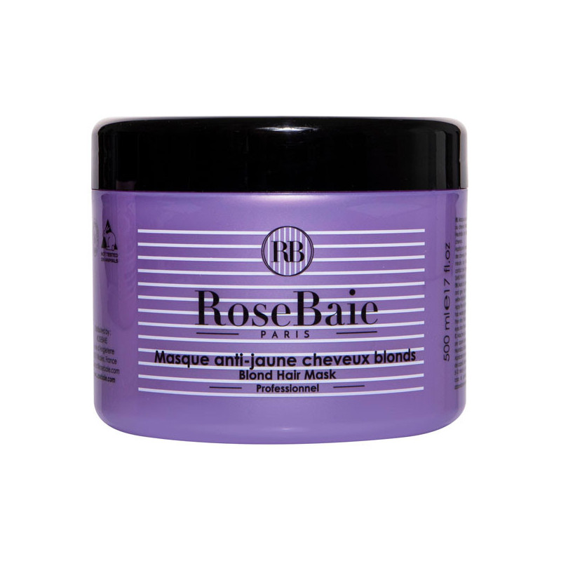 RoseBaie Masque anti-jaune x spécial blonde 500ml RoseBaie Masque anti-jaune x spécial blonde 500ml