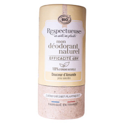 Respectueuse Mon Déodorant naturel douceur d'amande bio 50gr