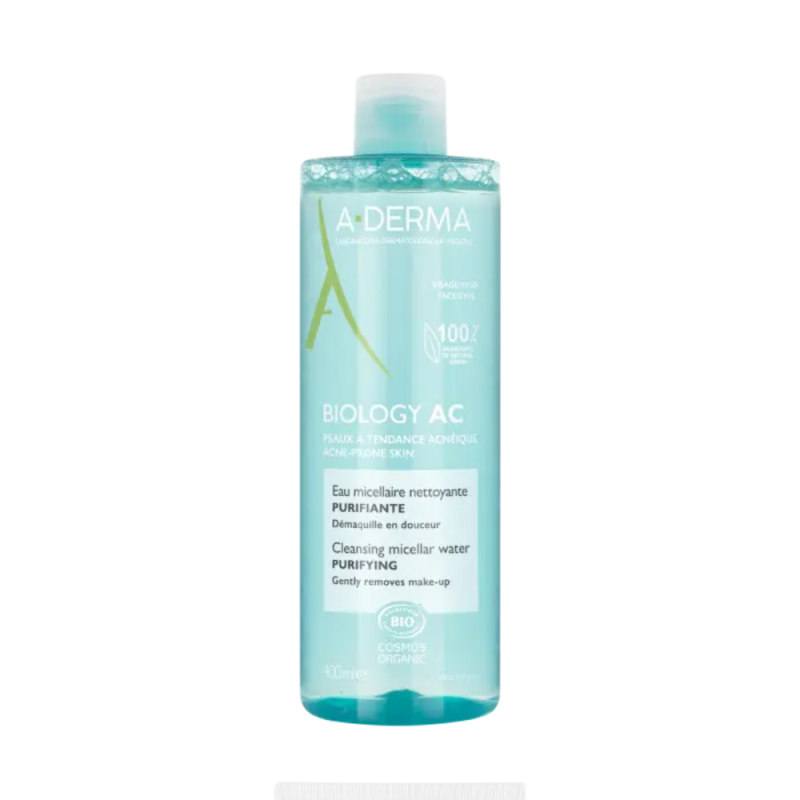A-Derma Biology AC Eau micellaire nettoyante purifiante 400ml