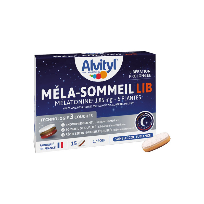 Alvityl Méla-Sommeil LIB 15 comprimés
