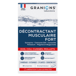 Granions Décontractant Musculaire Fort 20 comprimés